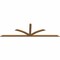 Ekena Millwork Richland Timber Gable Bracket, Western Red Cedar, 108"W x 31 1/2"H x 1 1/2"D x 3 1/2"F, 7/12 Pitch GBW108X31X0204RIC00SWR - alternate 2